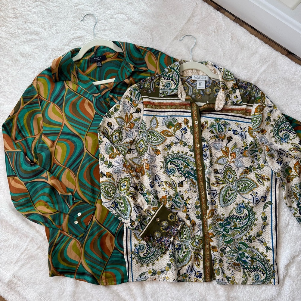 Print Blouse Bundle (2 Pieces) – Small
